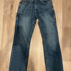 Ariat Men's Dark Blue Straight Jeans